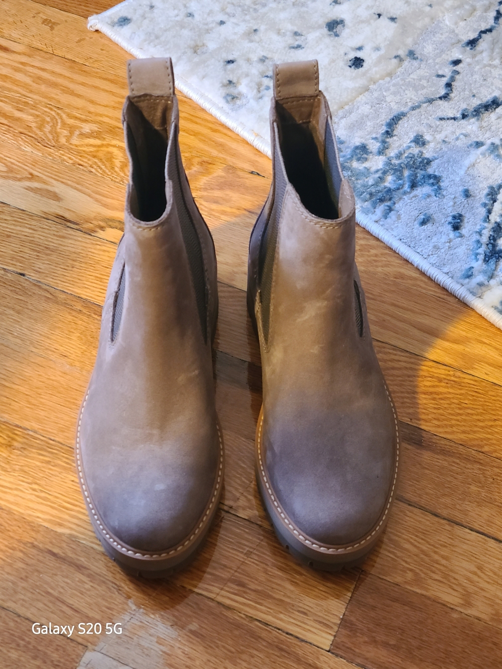 Timberland Taupe Brown Chelsea Ankle Boots, s7.5